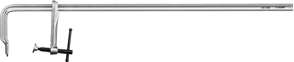 Цельнокованая струбцина КС-1000/120, F, 1000 х 120 мм ЗУБР Профессионал 32157-120-1000