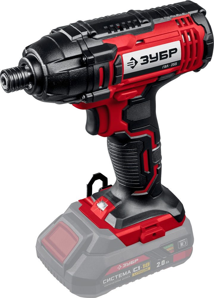 Винтоверт ударный 18 В 250 Н·м без АКБ ЗУБР С1-18 ГВЛ-255