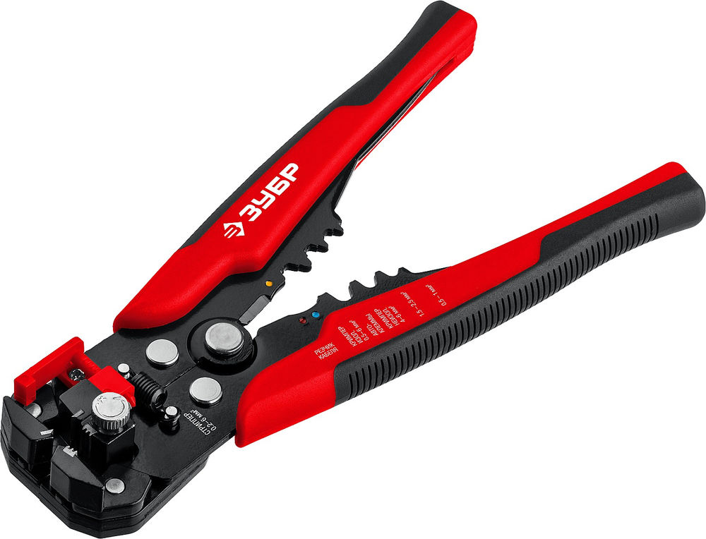 Автоматический стриппер с винтом микронастройки 0.2 - 6 мм2 ЗУБР ТМ-1 22645