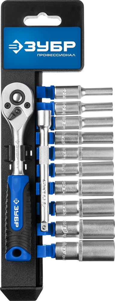 Набор торцовых головок 12 предм. 1/4 Профессионал ЗУБР ТМ-12У 27651-H12