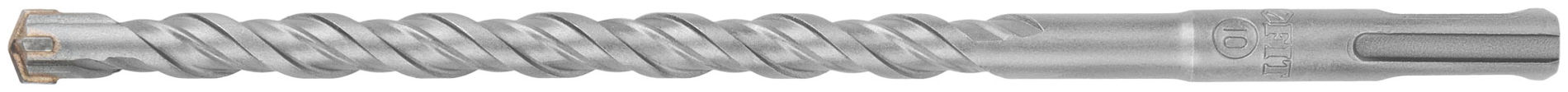Бур по бетону SDS-PLUS, Профи, крестообразная вставка, двойная спираль, 10 х 210 мм (33073)