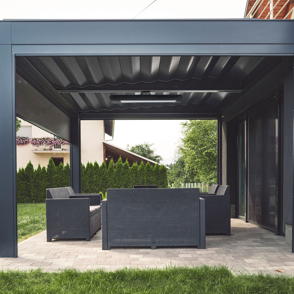 Инфракрасный обогреватель КМИ-2000, 230В, 2000 Вт, плавная регулировка мощности MTX (96463)