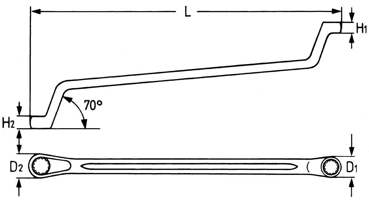 КЛЮЧ дв.-накидной HEYCO Qualitatswerkzeuge GmbH & Co. KG HE-00475364182
