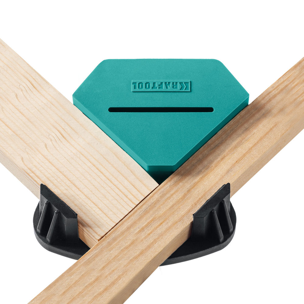 Пружинный угловой зажим CCS, два диапазона зажима 10–22/22–40 мм, 2 шт KRAFTOOL 32205