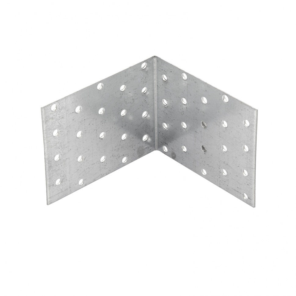 Крепежный уголок равносторонний 2 мм, KUR 100 х 100 х 80 мм Сибртех (46430)