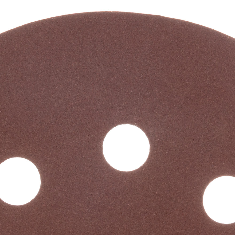 Круг абразивный на ворсовой подложке под липучку, перфорированный, P 320, 125 мм, 5 шт Matrix (73813)