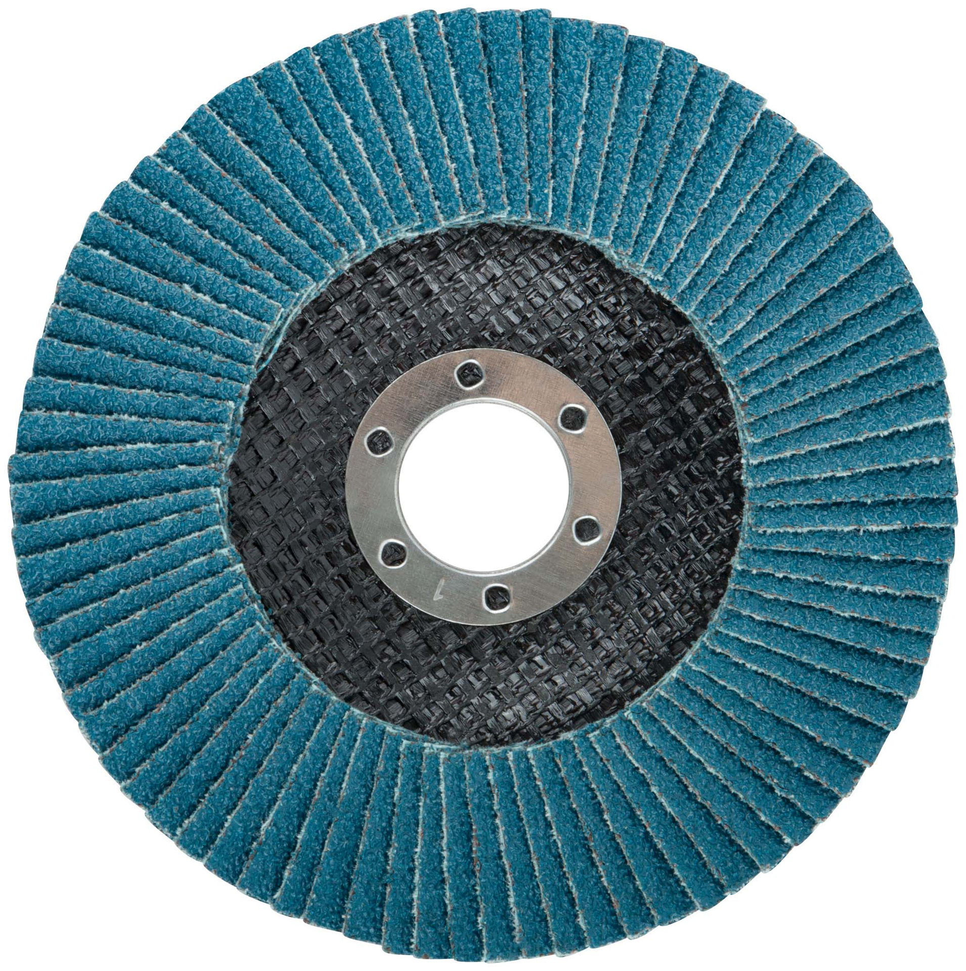 Круг лепестковый торцевой циркониевый плоский, 125 мм P 40 (39972)