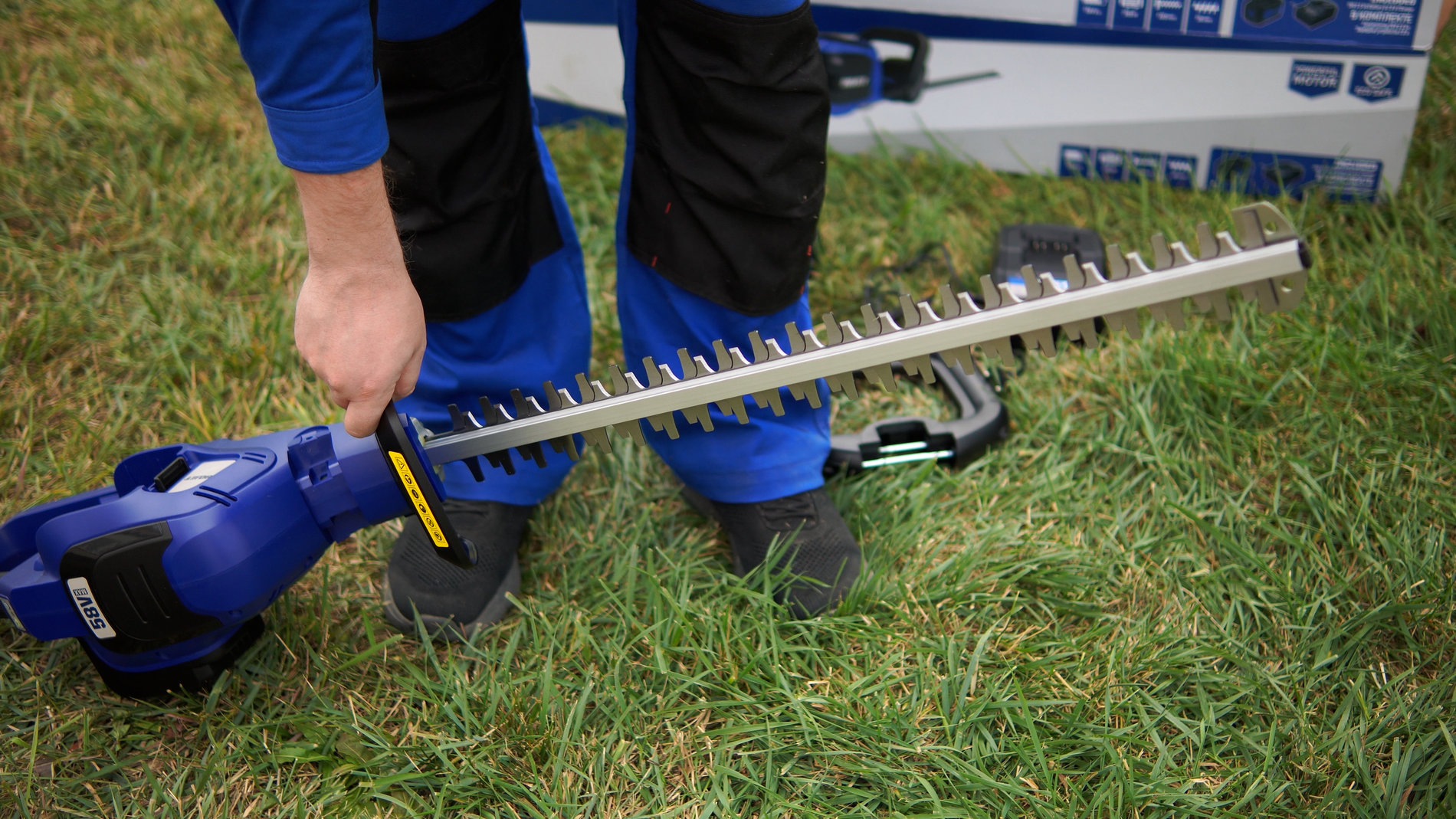 Кусторез аккумуляторный, 58В, 69 см.