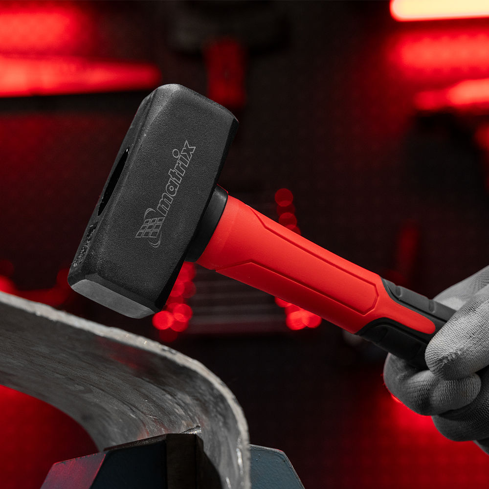 Кувалда optimal, 1000 г, фибергласовая обрезиненная рукоятка Matrix