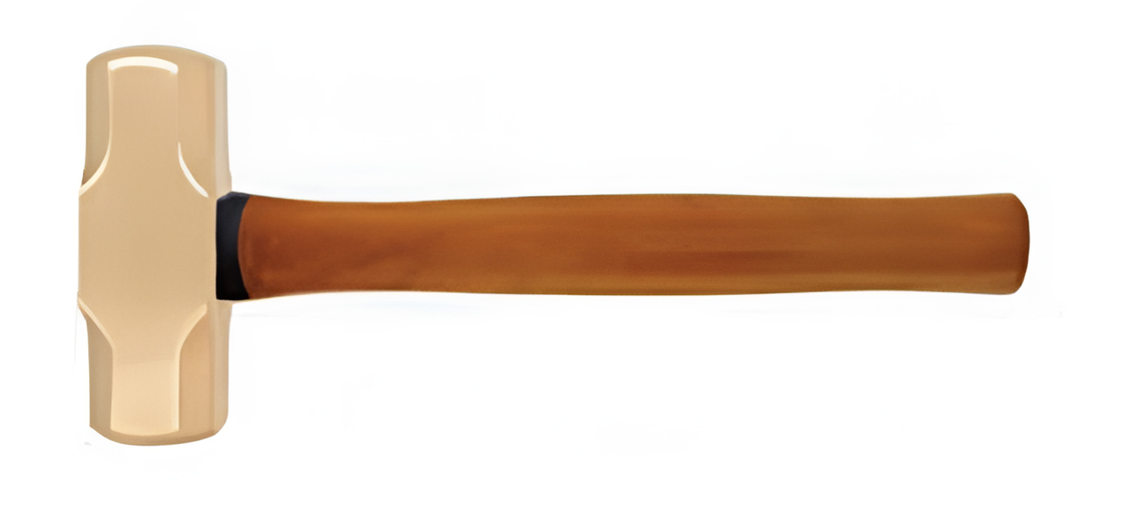 Кувалда тупоносая 8,2 кг AlCu рукоятка дерево искробезопасная 191B-1038, HORTZ