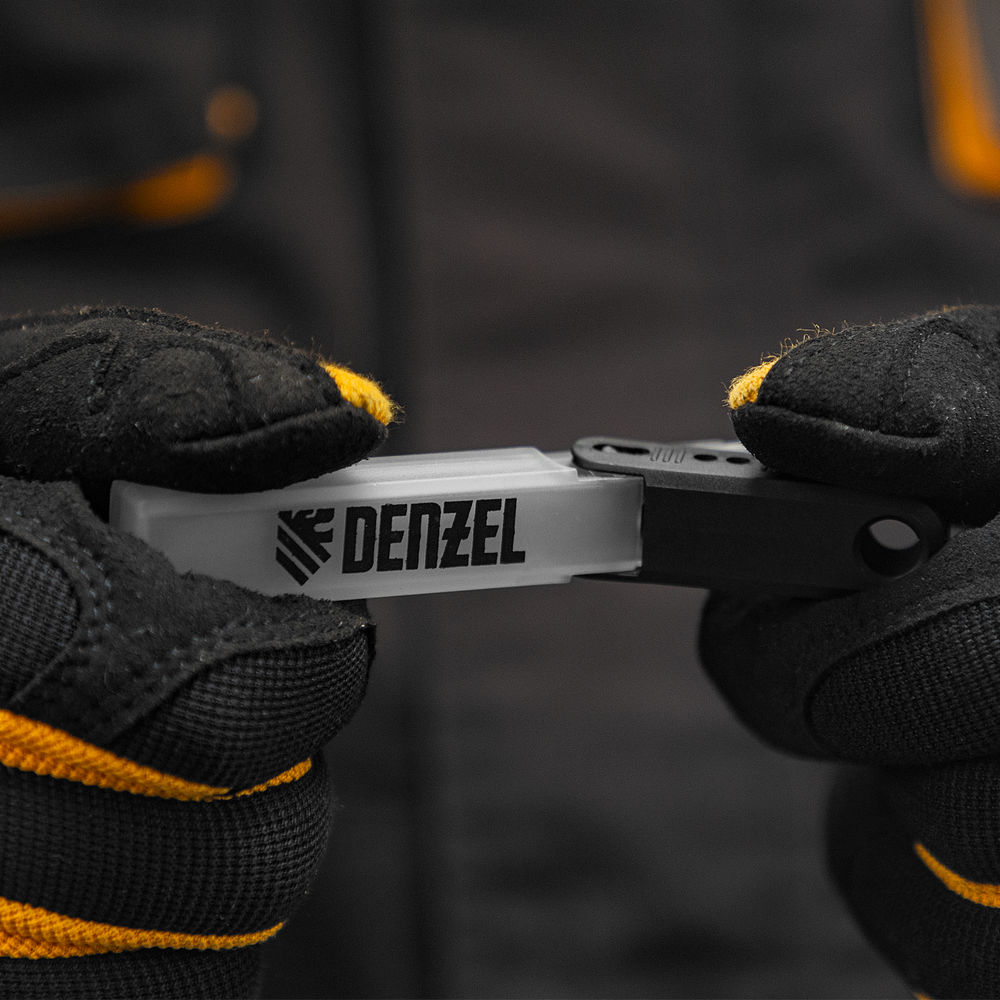 Лезвия, 9 мм, сталь SK5 - 0,4 мм, 10 штук Denzel (79300)