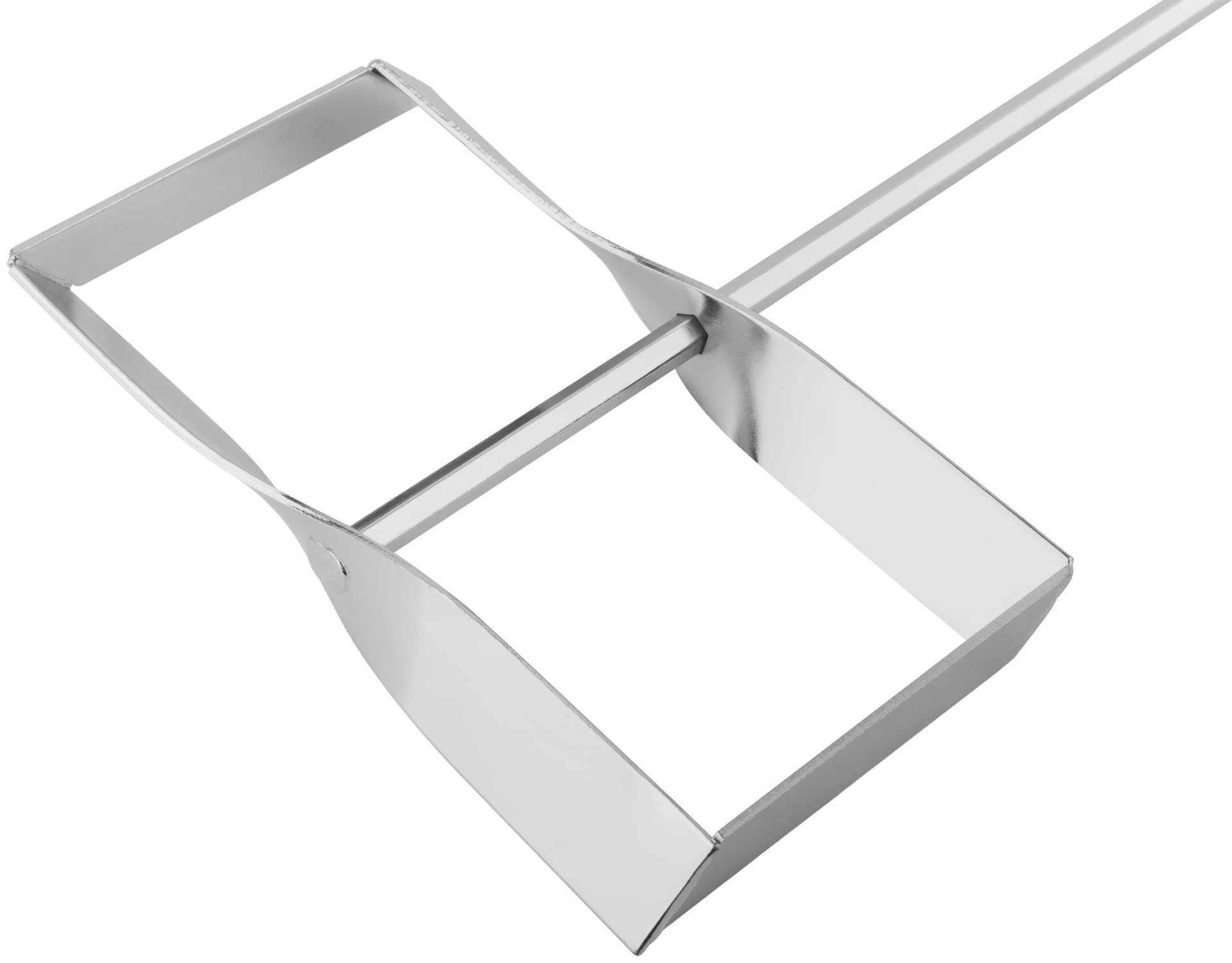 Миксер для строительных смесей оцинкованный усиленный Профи 212х600 мм (04276)