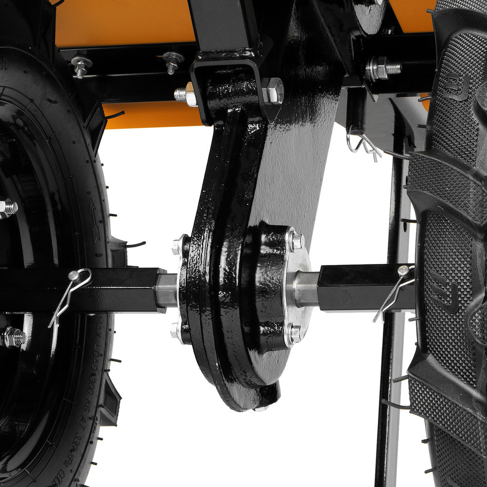 Мотоблок DPT-270SB, 7 л.с., ремен.сцеп, фрез 3х4, ШОМ, без колес, передачи 2В/1Н Denzel (56452)