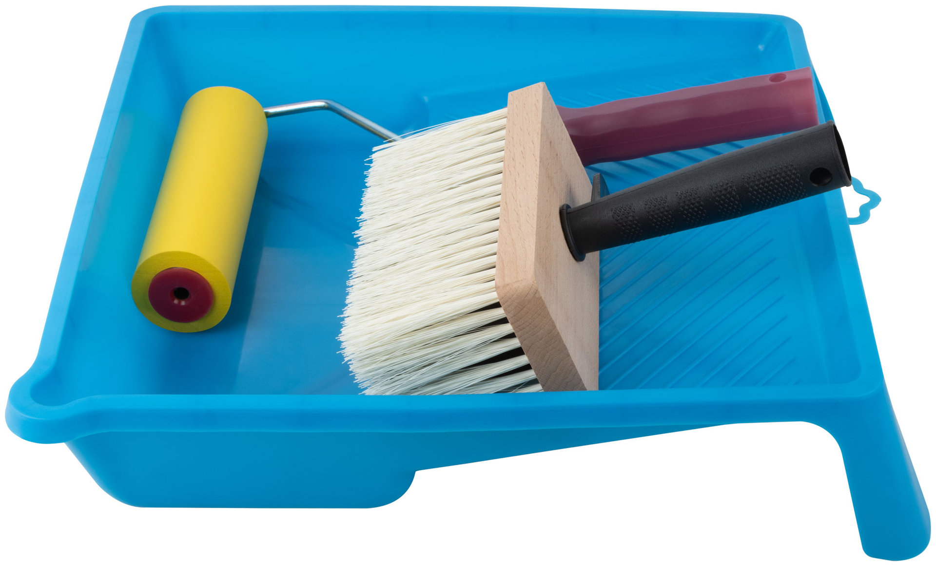 Набор для наклеивания обоев (ванночка 350х330 мм + валик прижимной 150 мм + макловица)