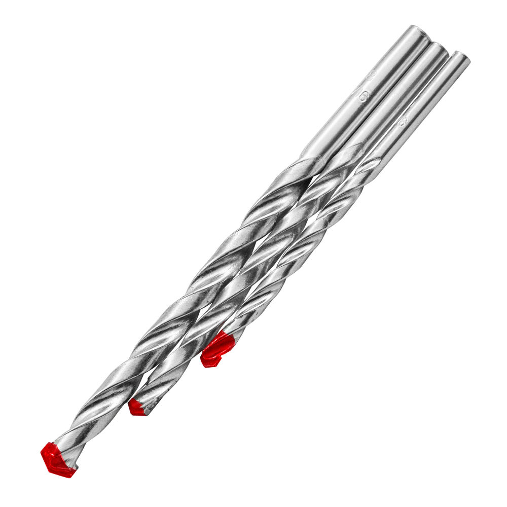 Набор сверл по бетону 5-6-8 мм, металлу 5-6-8 мм, дереву 5-6-8 мм, 9 шт, цилиндрический хвостовик Sparta (725055)