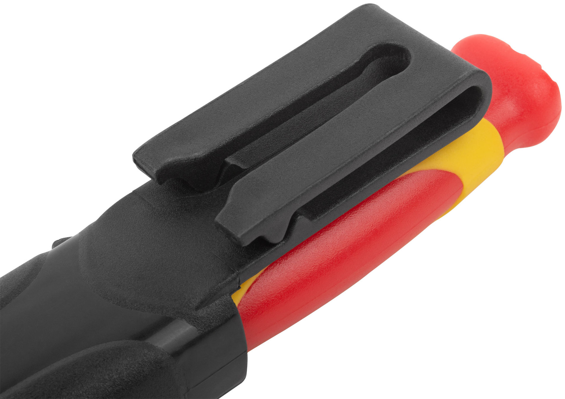 Нож изолированный 1000 В, нерж.сталь, 190 мм, лезвие 68 мм, прорезин.ручка (10607)