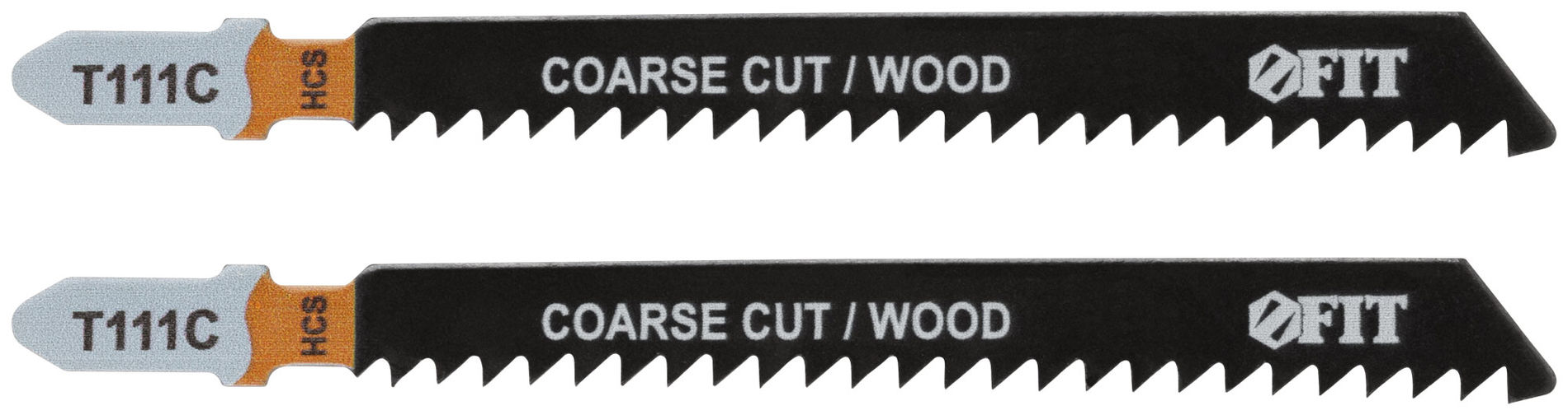 Полотна по дереву, HCS, разведенные, фрезерованные зубья, 100/74/3 мм (Т111С), 2 шт. (40881)