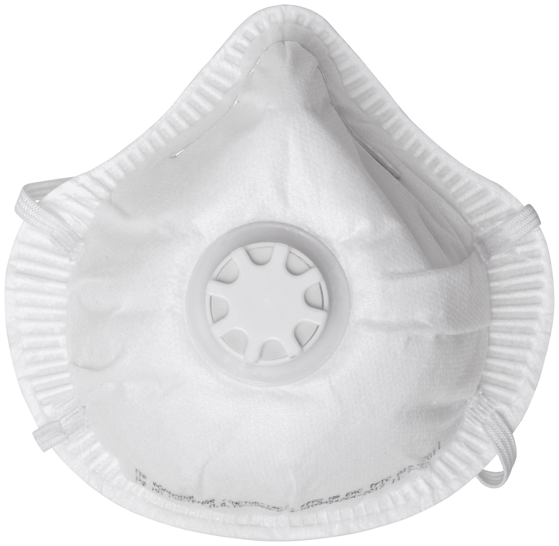 Полумаска фильтрующая, FFP2, формованная, 3-х слойная, с клапаном (12296)