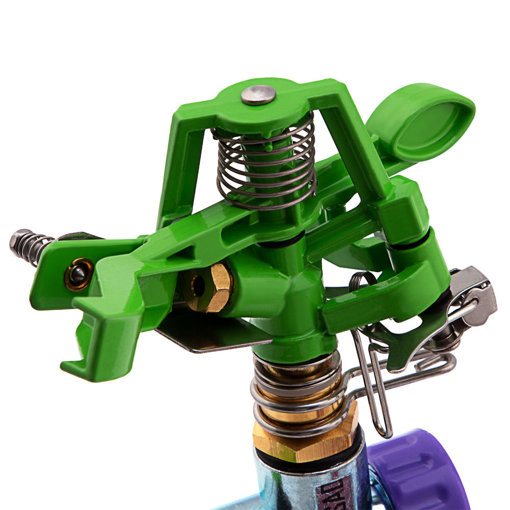 Разбрызгиватель латунный, импульсный, с регулировкой угла горизонт распыления до 26 м Palisad (65412)