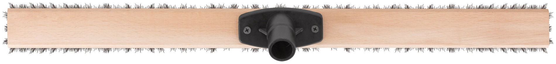 Щетка для пола деревянная наклонная Метро, пластиковая тулейка под углом, 5-ти рядная, 600х45 мм (68043)