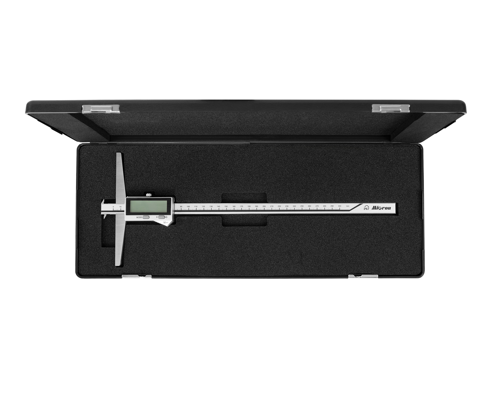 Штангенглубиномер ШГЦ- 300 0.01 электр. (ГРСИ 93125-24) IP67 с 2-мя крюками МИК