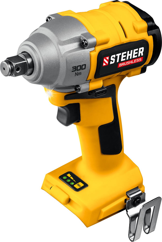 Гайковерт бесщеточный STEHER V1 20 В 300 Н·м без АКБ CWB-300  