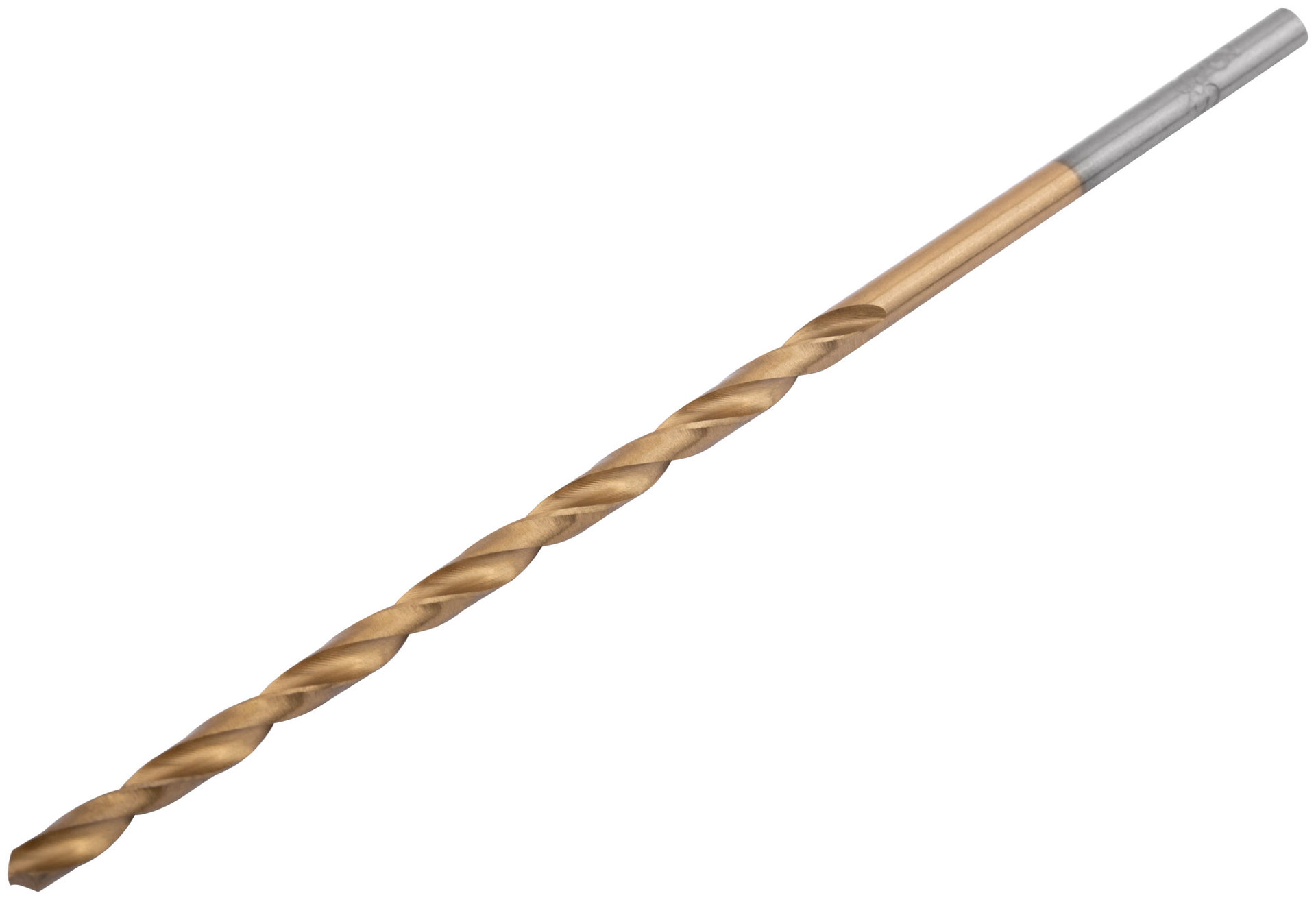 Сверла HSS по металлу, удлиненные, титановое покрытие 3,0х100 мм (10 шт.) (34230)