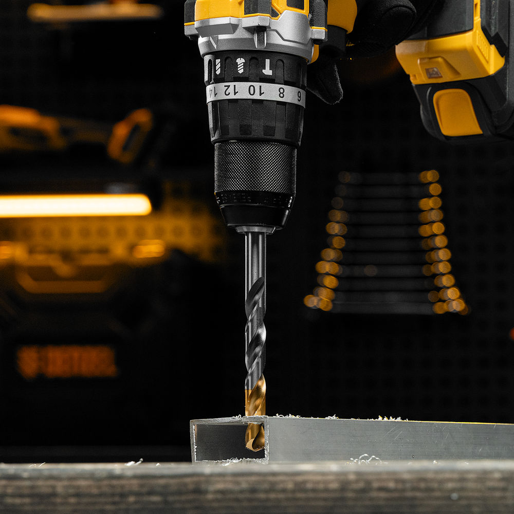 Сверло спиральное по металлу 11 x 142 мм, Р6М5, Golden Tip Denzel (718243)