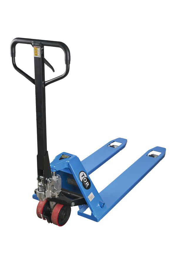 Тележка гидравлическая низкопрофильная 35 мм 1000 кг 1150 мм полиуретановые колеса TOR WH-10L (1048344)