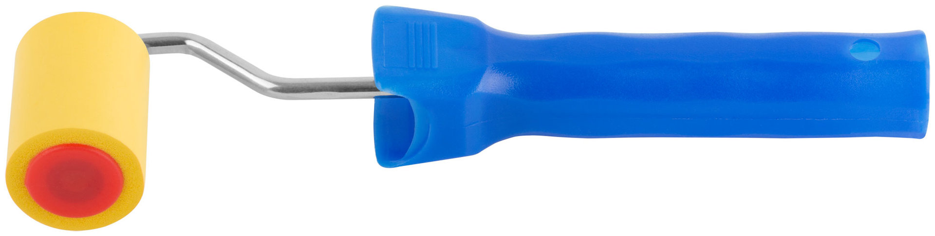 Валик прижимной для обоев резиновый, желтый 50 мм (02980)