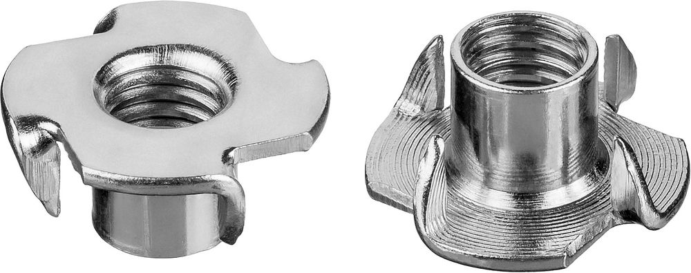 Врезная гайка M10 x 12 мм, цинк, 5 кг ЗУБР DIN 1624 303780-10
