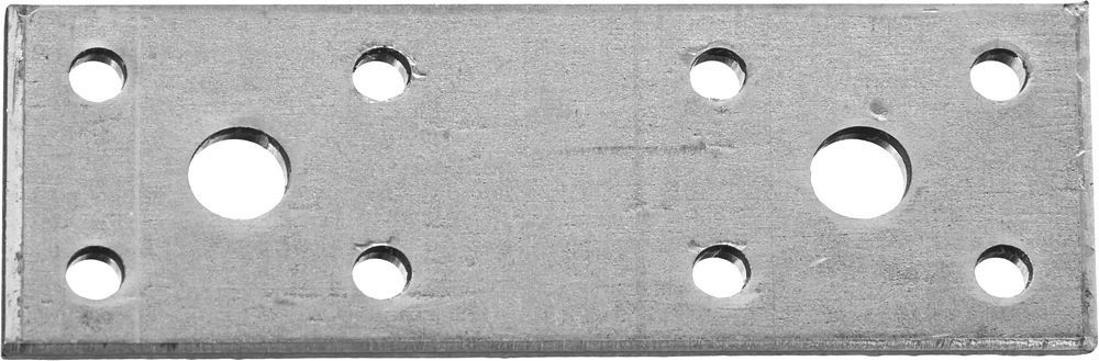 Крепежная пластина КП-2.0, 100 x 35 x 2 мм, цинк ЗУБР 310236-100-35