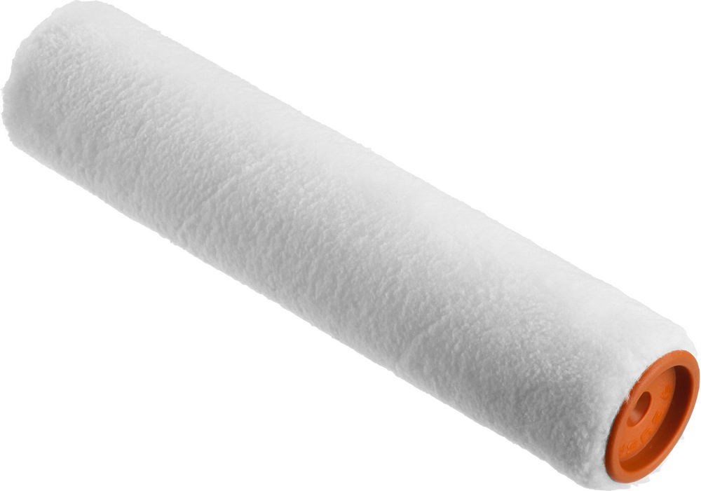 Малярный ролик ОПТИМА-ВЕЛЮР, 40 х 240 мм, бюгель 6 мм, ворс 4 мм, полиэстер, для лаков и эмалей ЗУБР 02547-24