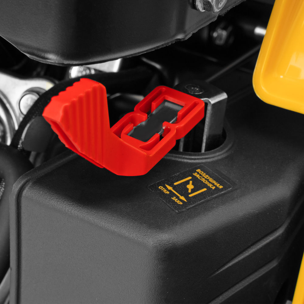 Бензиновая снегоуборочная машина SB 460 Sled, 99cc, лыжи ручной старт// Denzel (97648)