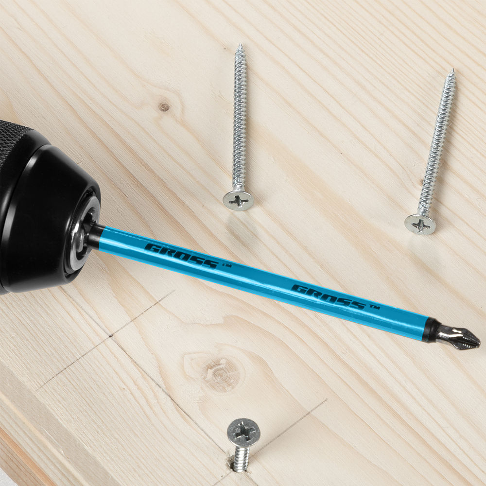 Бита PH2 х 127, сталь S2, 5 шт. Gross (11202)