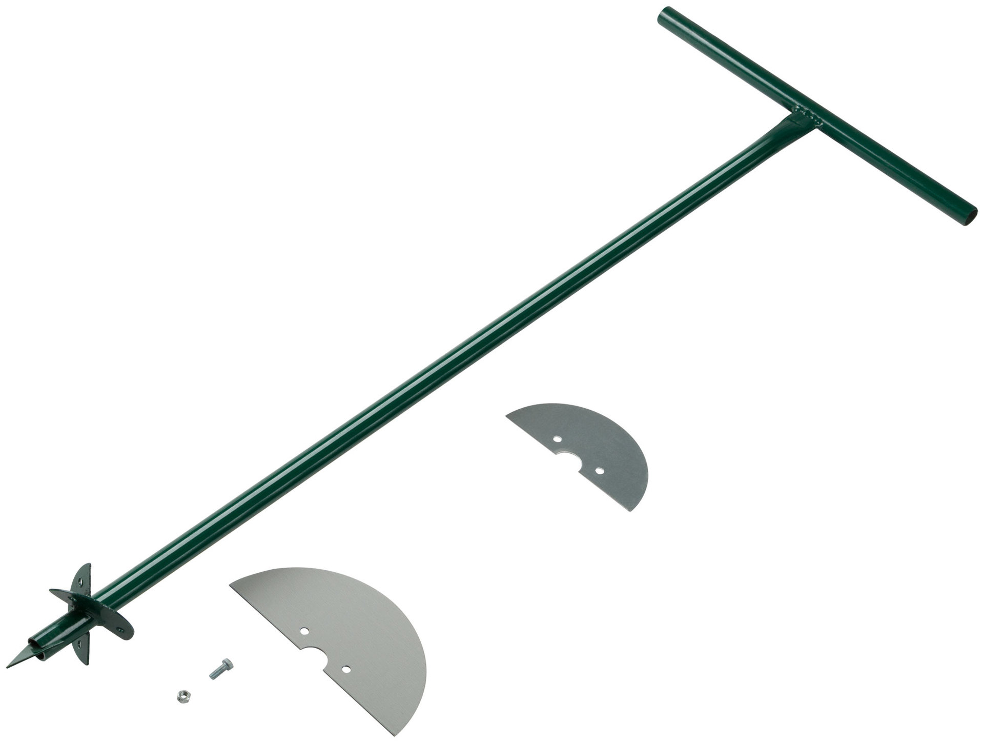 Бур садовый, L=1000 мм, 2 насадки 150 мм и 200 мм (77241)