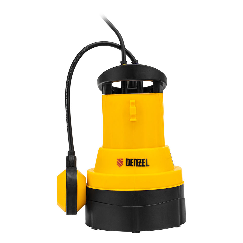 Дренажный насос для чистой воды DPB400, 400 Вт, подъем 11 м, 5500 л/ч Denzel (97266)