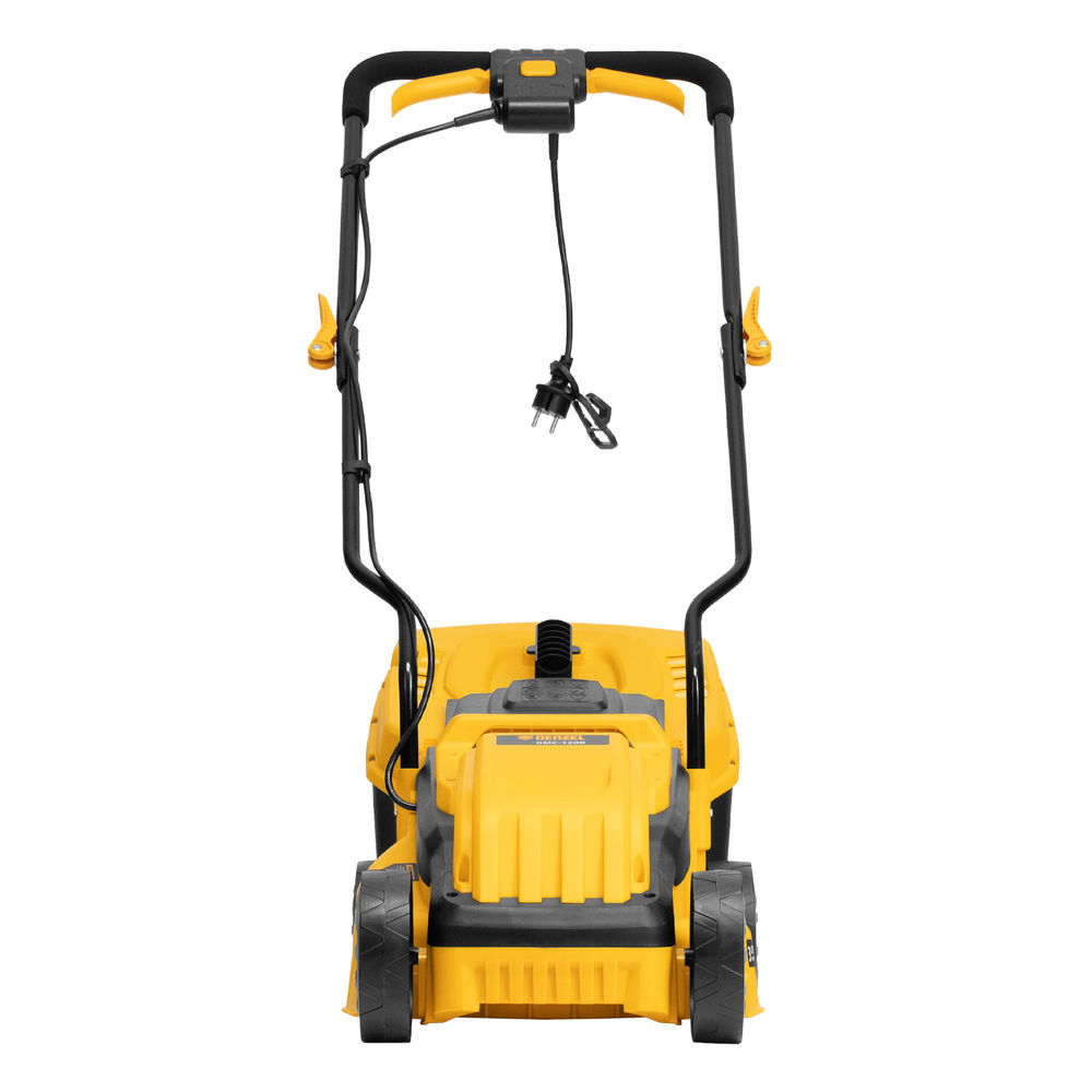 Газонокосилка электрическая GMC-1200, шир.,32см, 1200 Вт, 3 уров., травосб. 30 л Denzel (96628)