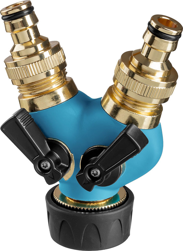 Поливочный распределитель BS-1, диаметр 3/4 - 1, двухканальный, с внутренней резьбой, из латуни, PROLine GRINDA 426112_z01