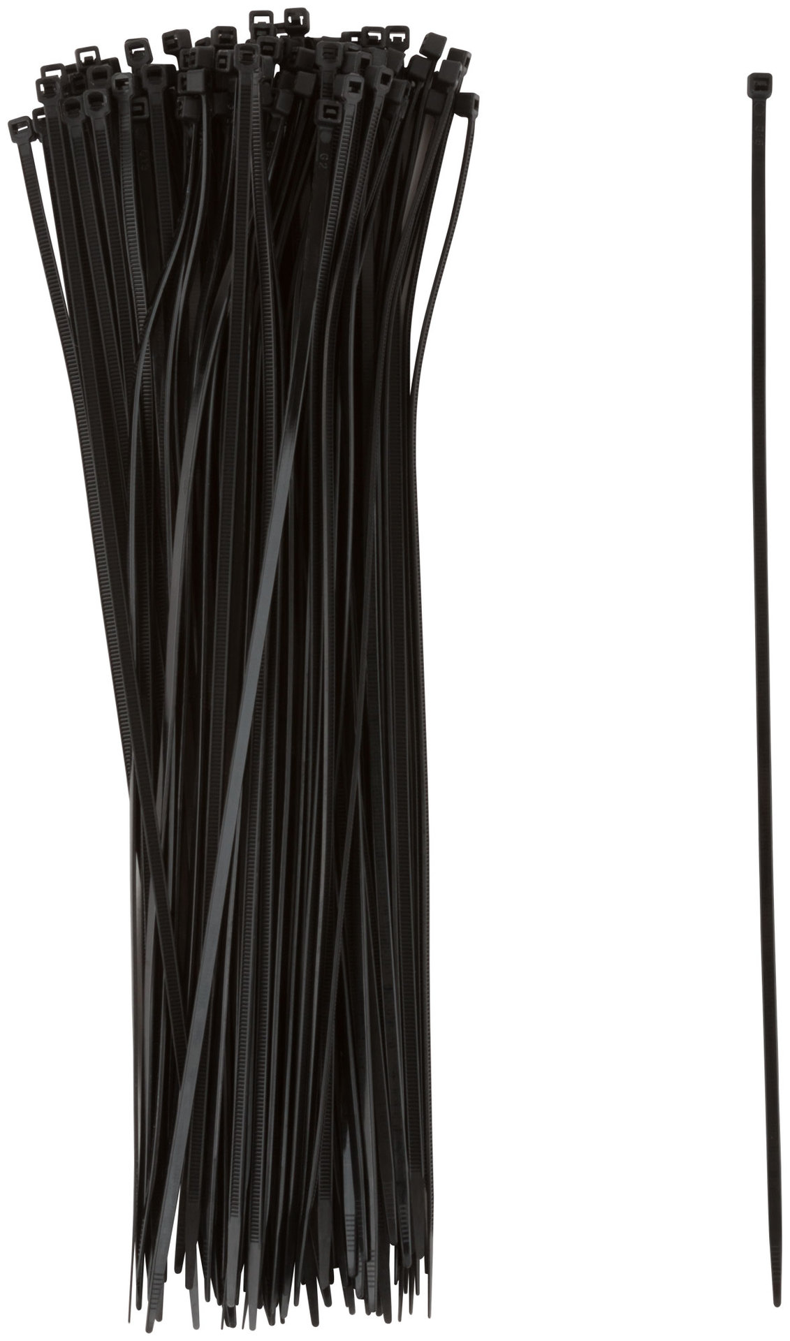 Хомуты нейлоновые для проводов, черные 100 шт., 3,6х300 мм (60351)