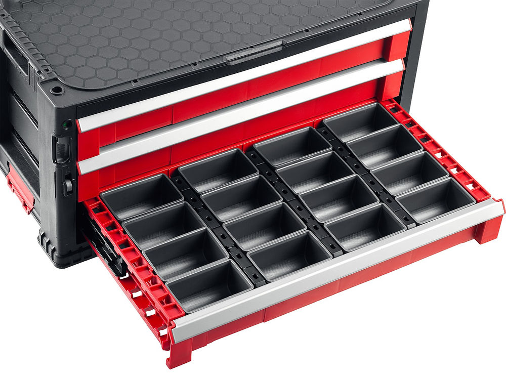 Ящик 562 х 289 х 262 мм (22) с 3 выдвижными полками DRAWER-3 KETER 38381-3