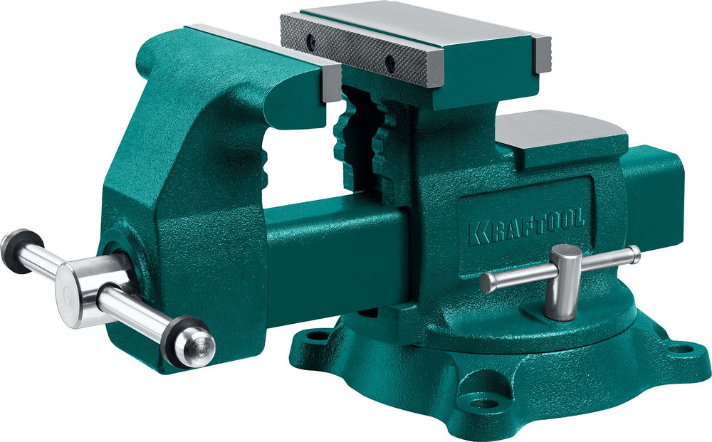 Тиски слесарные 165 мм, расход 324 мм Reversible KRAFTOOL 32705-165