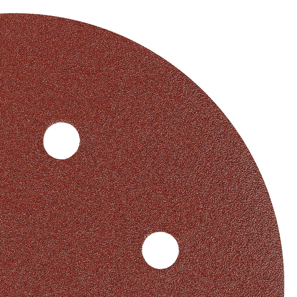 Круг абразивный на ворсовой подложке под липучку, перфорированный, P 150, 150 мм, 5 шт Matrix (73842)