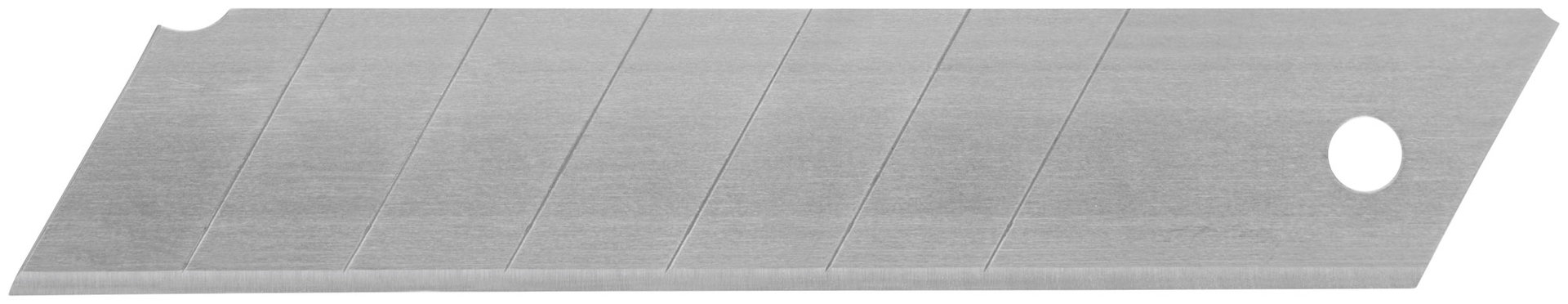 Лезвия для ножа технического 25 мм, 7 сегментов, сталь SK5 (10 шт.) (10425)