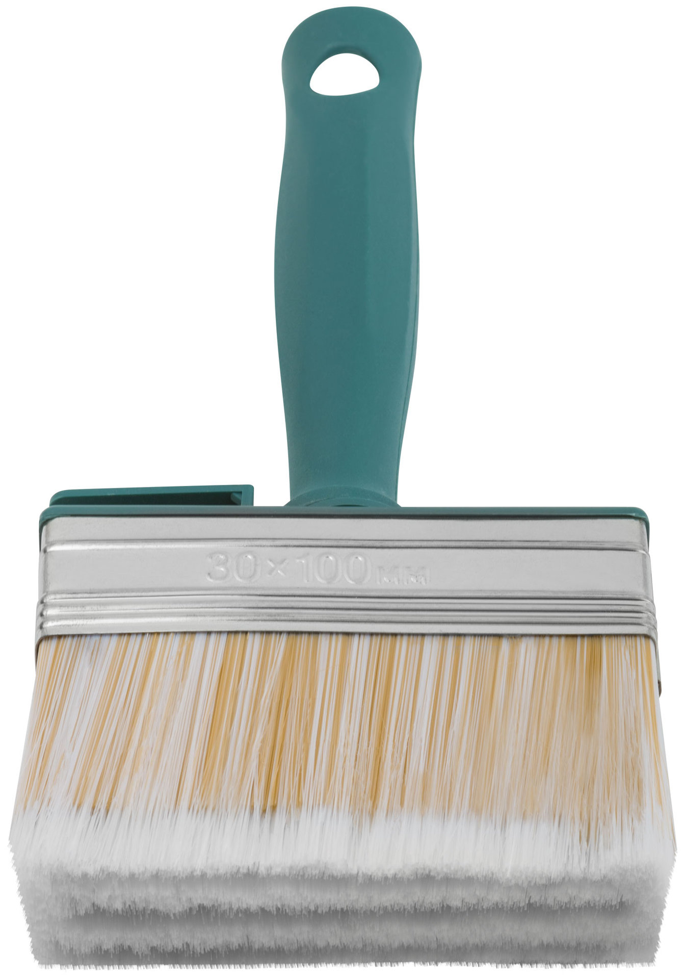 Макловица, искусственная светлая щетина, пластиковый корпус, полая ручка, мини 30 х 100 мм (01637)