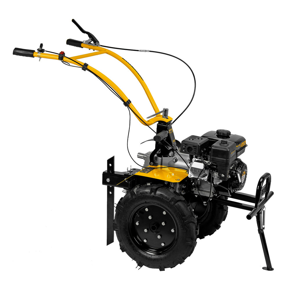 Мотоблок DPT-370X, 7 л.с, дисковое сцепление, ширина 90 см, глубина 35 см, фрез 3 х 4, ВОМ, передачи 3В/1Н Denzel (56406)