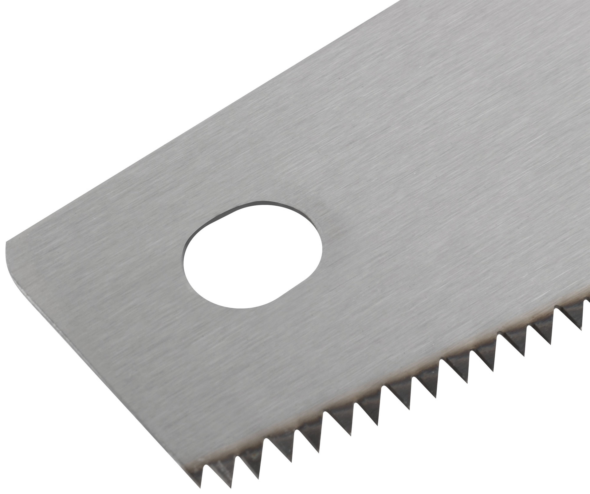 Ножовка по дереву, средний каленый зуб 7 ТPI, 2D заточка, пластиковая прорезиненная ручка 500 мм (40318)