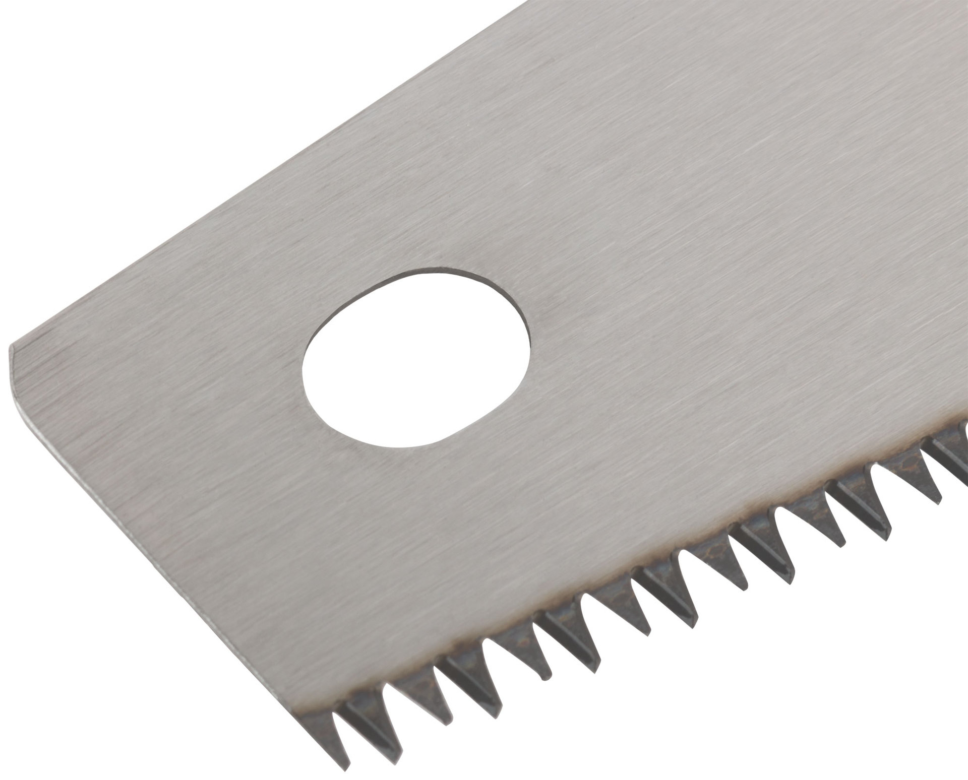 Ножовка по дереву, средний каленый зуб 7 ТPI, 3D заточка, пласт.прорезиненная ручка, Профи 400 мм (40440)