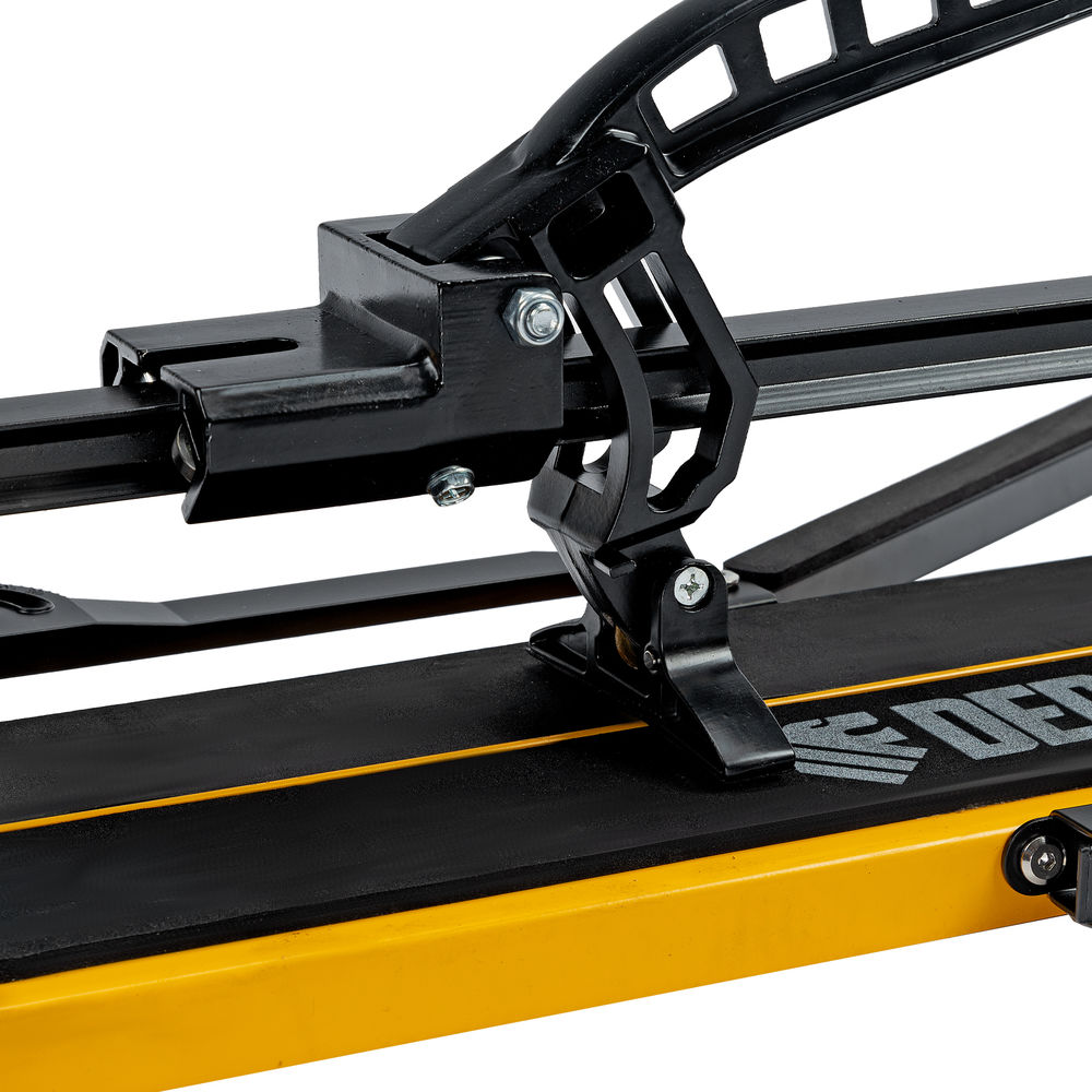 Плиткорез рельсовый 1200х16мм, каретка на подш., стальная станина, усил. рукоятка-пенал Denzel (877020)