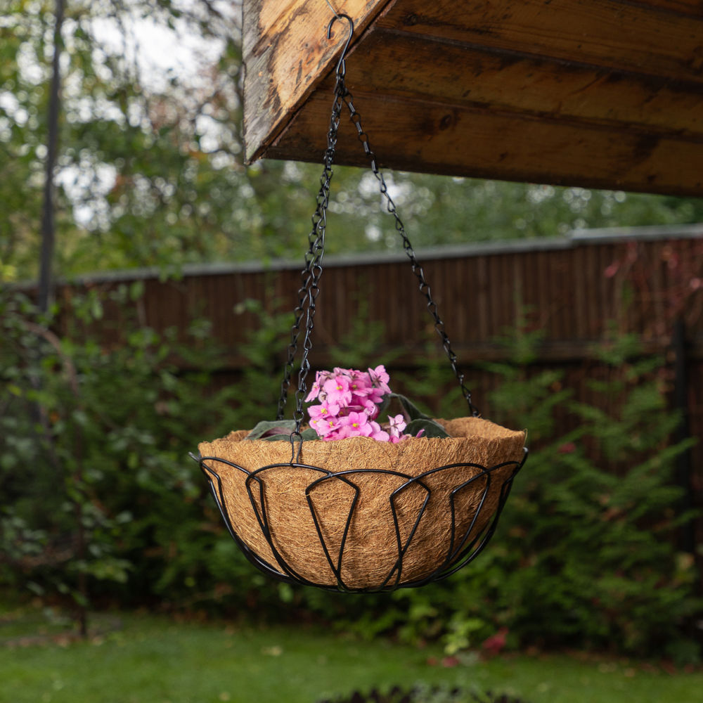 Подвесное кашпо, 30 см, с кокосовой корзиной Palisad (69002)